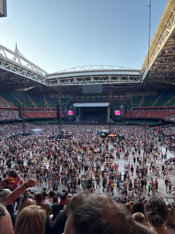 Principality Stadium, section: M18, row: 14, seat: 20
