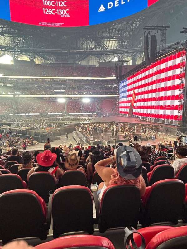 Mercedes-Benz Stadium, section: C109, row: 14, seat: 9
