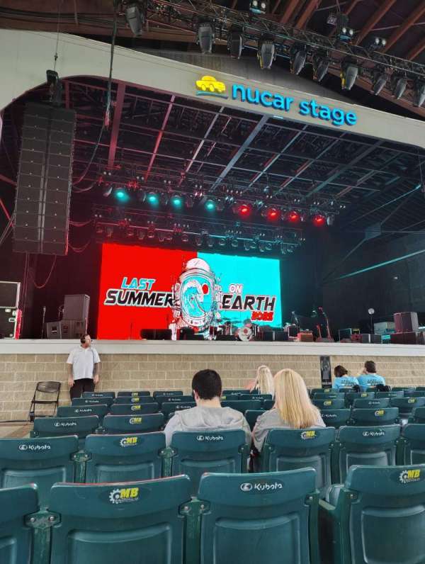 BankNH Pavilion, section: 1B, row: 8, seat: 2