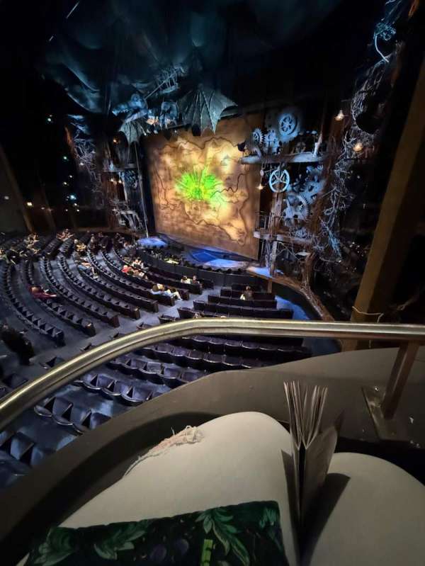 Gershwin Theatre, section: Front Mezzanine R, row: AA, seat: 2
