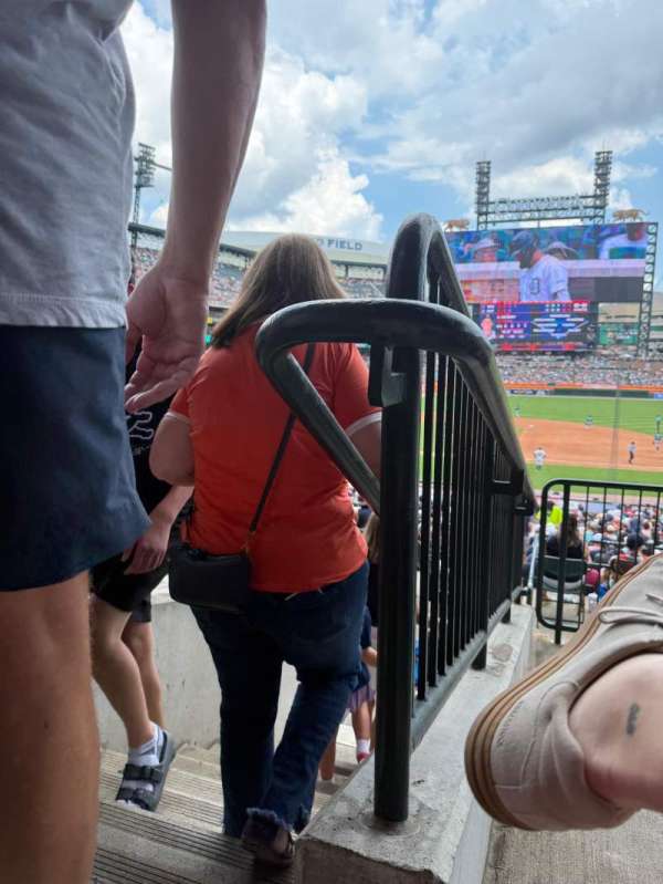 Comerica Park, section: TD120, row: D, seat: 8