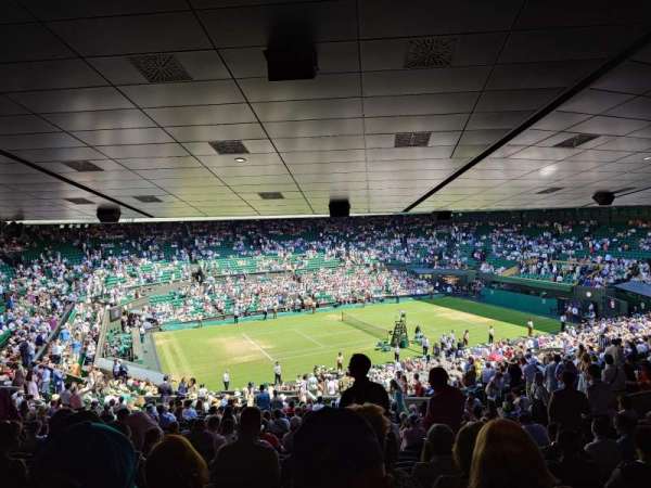 Wimbledon, Centre Court, section: 505, row: X, seat: 112