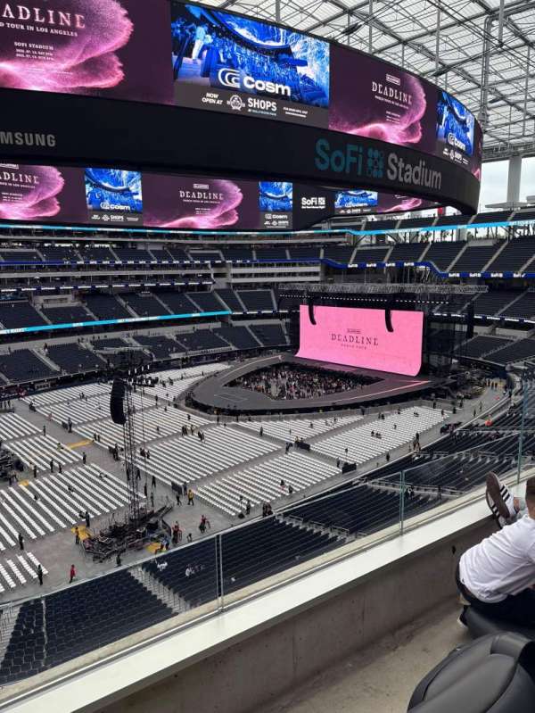 SoFi Stadium, section: 5E-3, row: 2, seat: 9