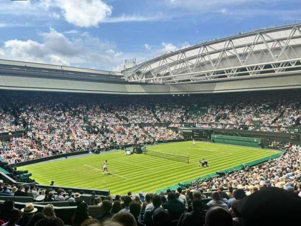 Wimbledon, Centre Court, section: 316, row: O, seat: 340