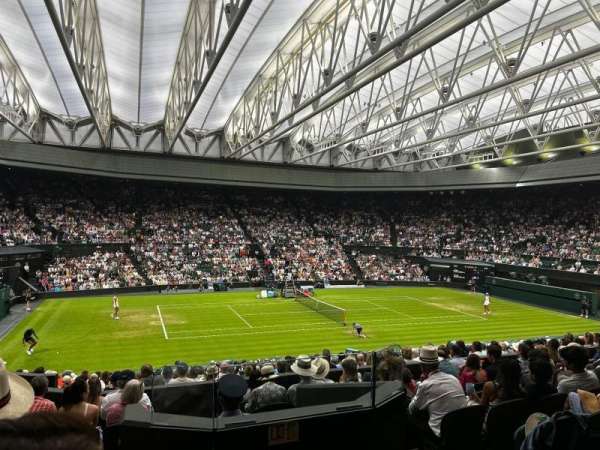 Wimbledon, Centre Court, section: 210, row: J, seat: 357