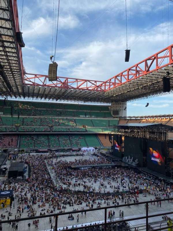 San Siro, section: 214, row: 5, seat: 10