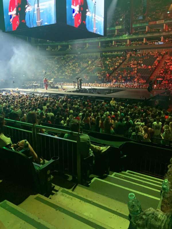The O2, London, section: 112, row: k, seat: 387