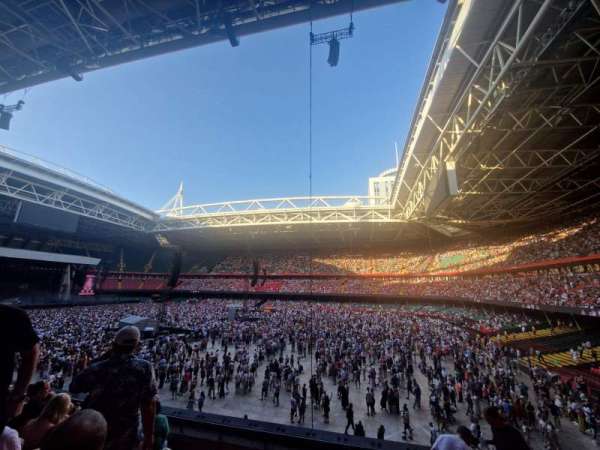 Principality Stadium, section: M, row: 6, seat: 18