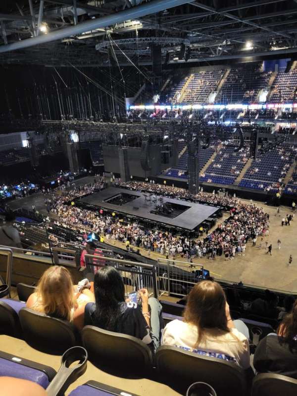 The O2, London, section: 406, row: K, seat: 594