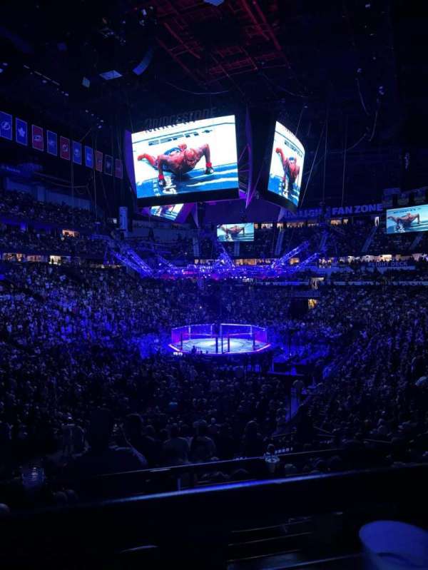 Bridgestone Arena, section: 102, row: H