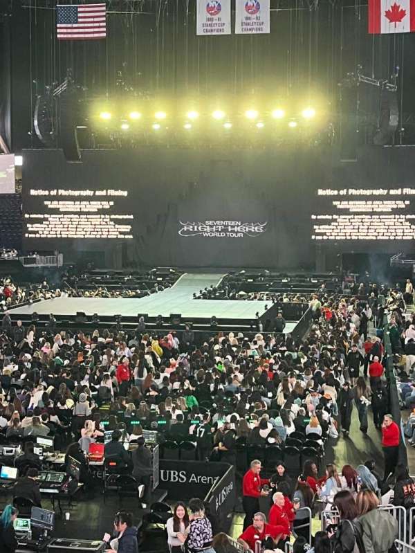 UBS Arena, section: 108, row: 19