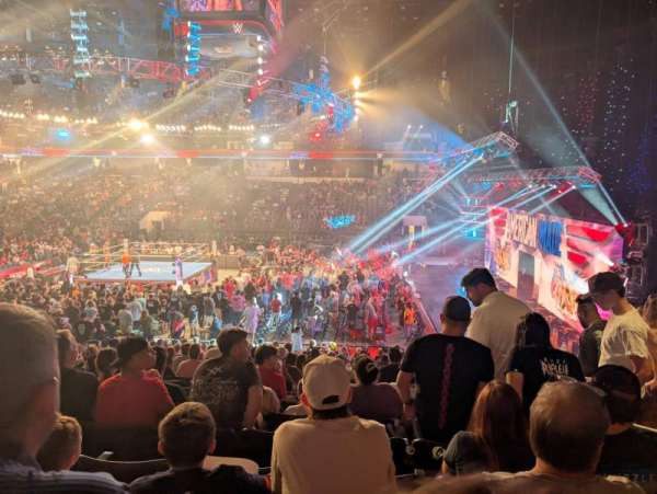 Legacy Arena, section: 129, row: T, seat: 3
