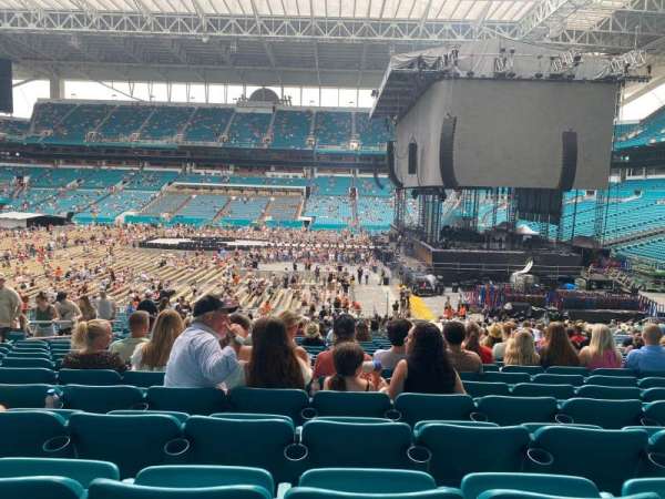 Hard Rock Stadium, section: 116, row: 36, seat: 15