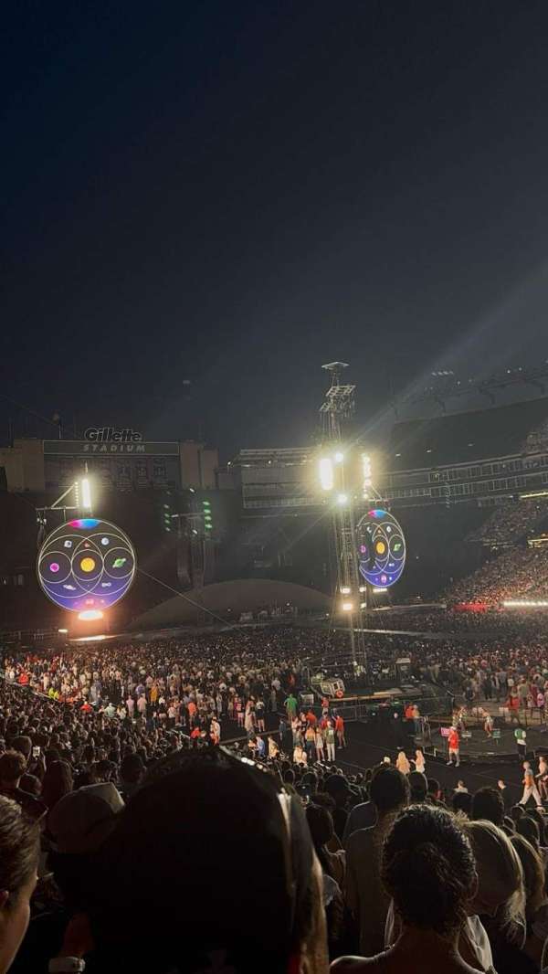 Gillette Stadium, section: 103, row: 28, seat: 13