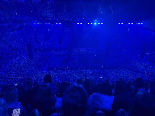 The O2, London, section: 419, row: F, seat: 909