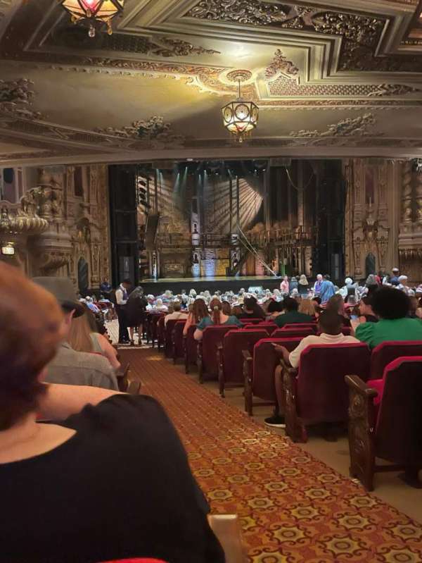 Ohio Theatre, Columbus, section: Orchestra 4, row: X, seat: 1