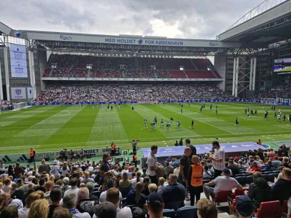 Parken Stadium, section: A3, row: 25, seat: 76