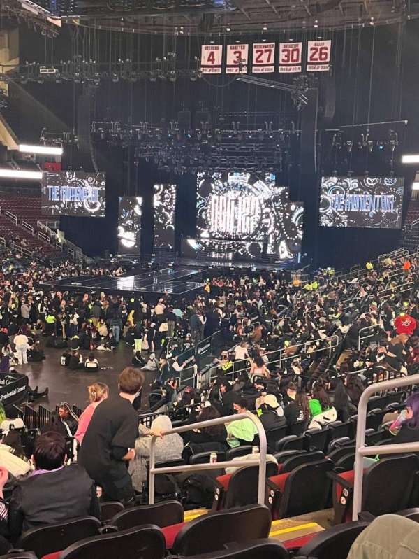 Prudential Center, section: 4, row: 19, seat: 3