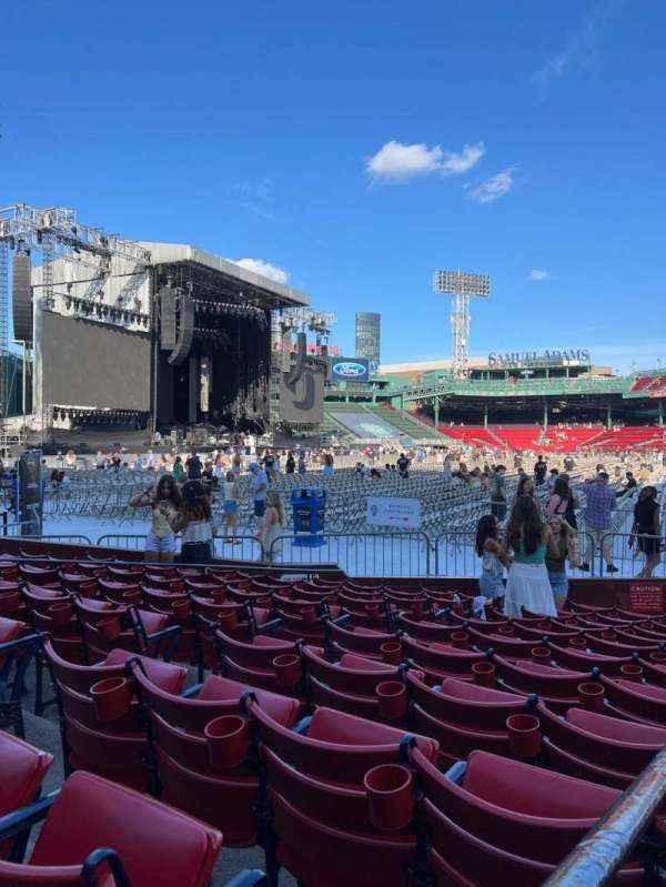 Fenway Park, section: Field Box 57, row: J, seat: 4