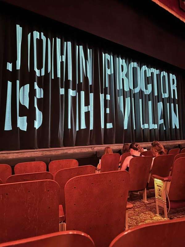 Booth Theatre, section: Orchestra L, row: D, seat: 3