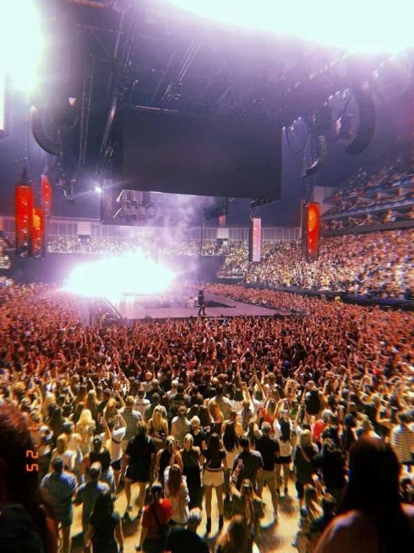 The O2, London, section: 106, row: K, seat: 178