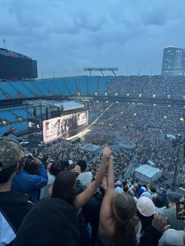 Bank of America Stadium, section: 539, row: 21, seat: 18