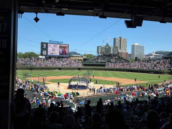 Wrigley Field, section: 218, row: 12, seat: 2