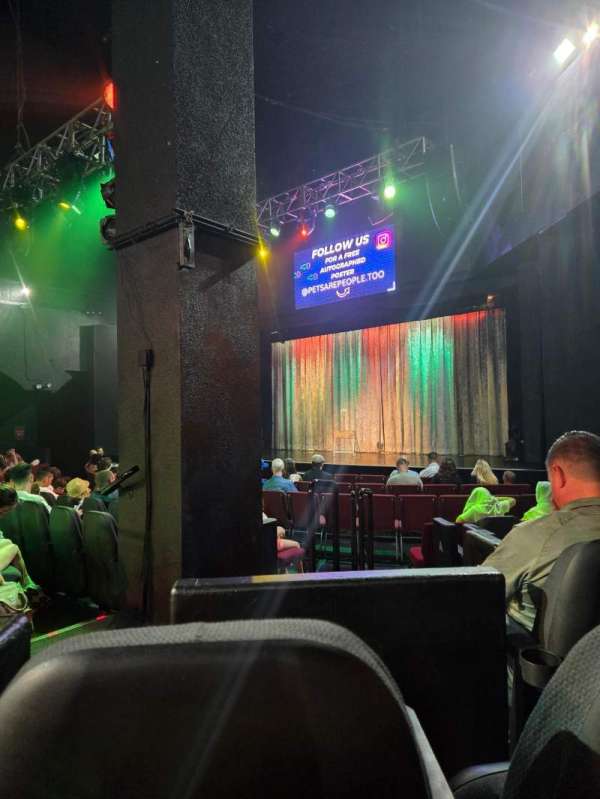 V Theater, section: 100, row: F, seat: 100