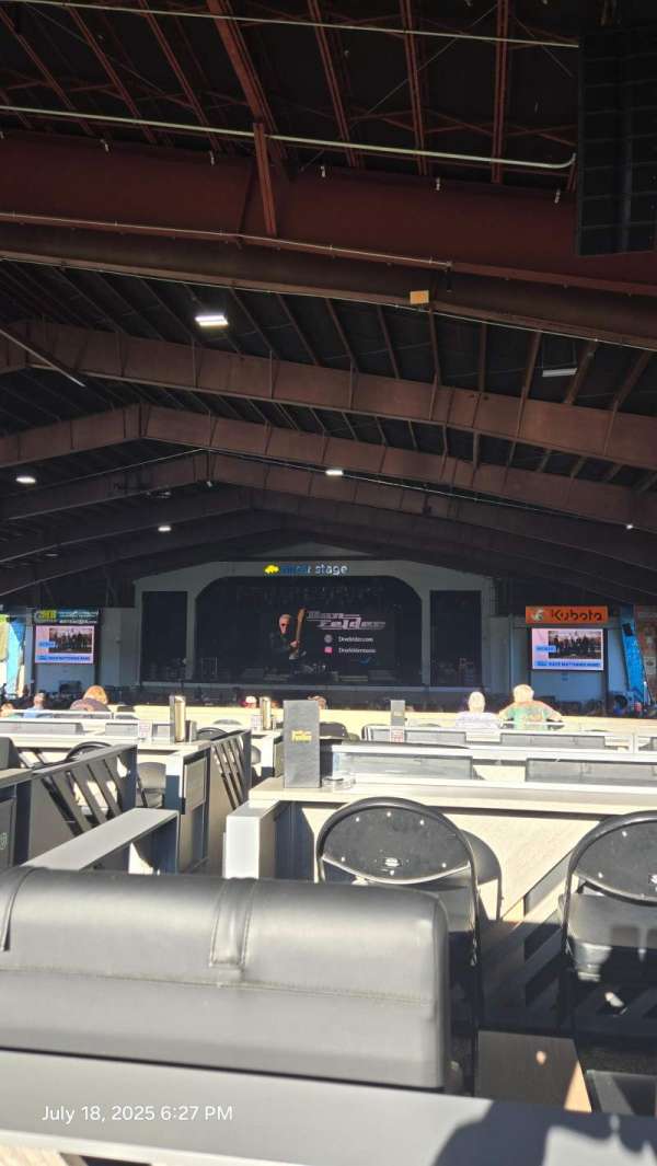 BankNH Pavilion, section: 3d, row: 1, seat: 10