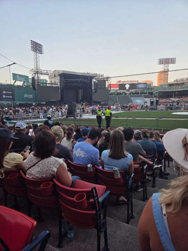 Fenway Park, section: Field Box 58, row: G, seat: 1