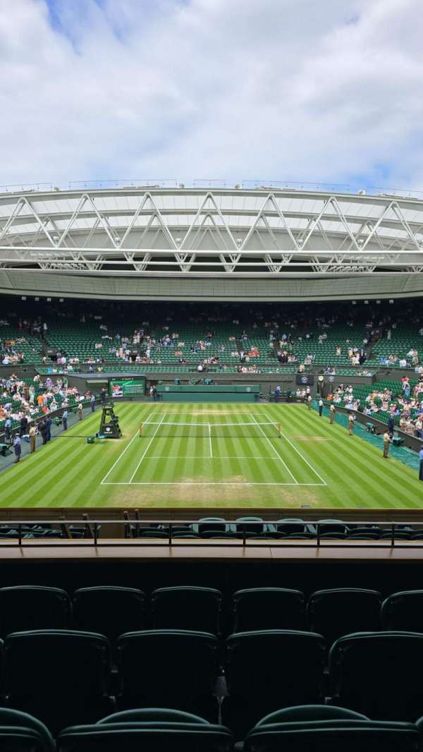Wimbledon, Centre Court, section: 301, row: J, seat: 5