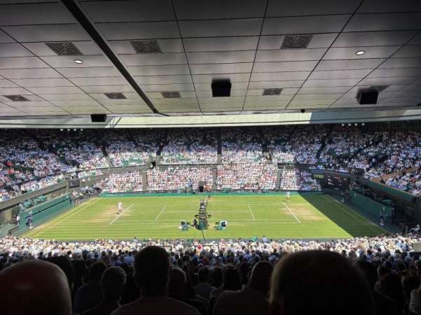 Wimbledon, Centre Court, section: 503, row: W, seat: 65