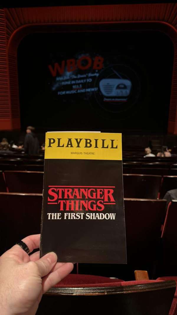 Marquis Theatre, section: Orchestra C, row: R, seat: 116