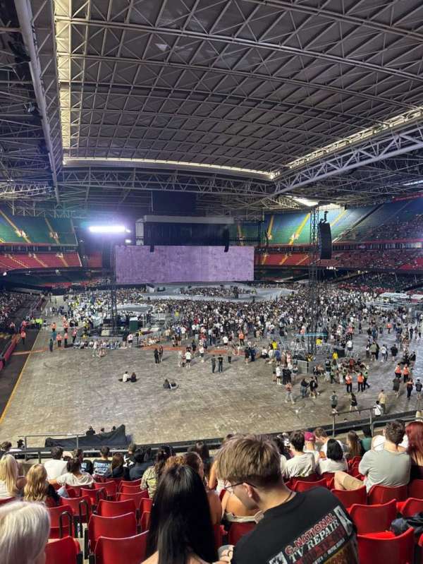 Principality Stadium, section: M22, row: 12, seat: 3