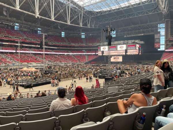 State Farm Stadium, section: 114, row: 17, seat: 10
