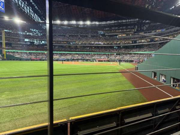 Globe Life Field, section: 33, row: 1, seat: 8