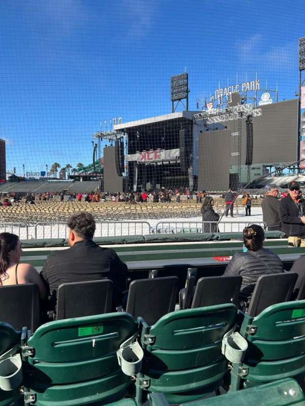 Oracle Park, section: 104, row: 4, seat: 8