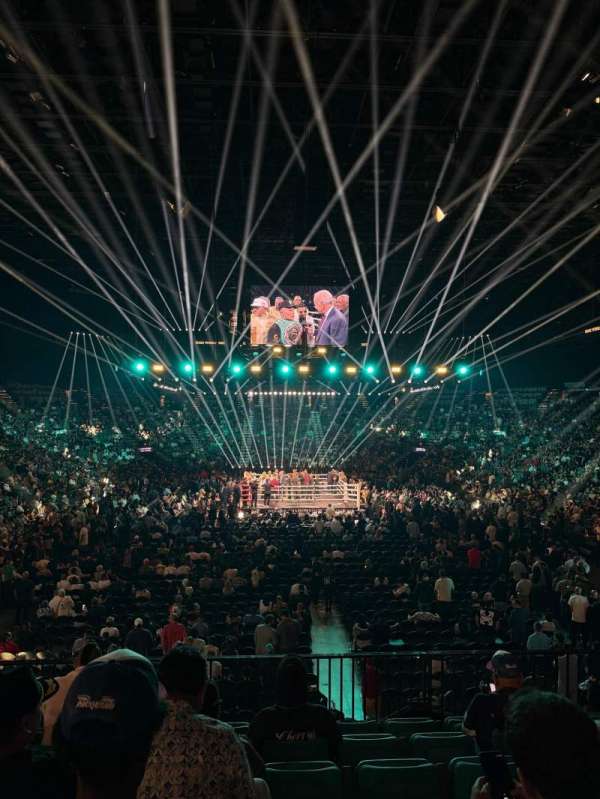 MGM Grand Garden Arena, section: 1, row: U, seat: 13