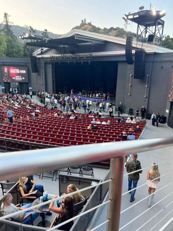 The Greek Theatre, section: South Terrace, row: JJ, seat: 2