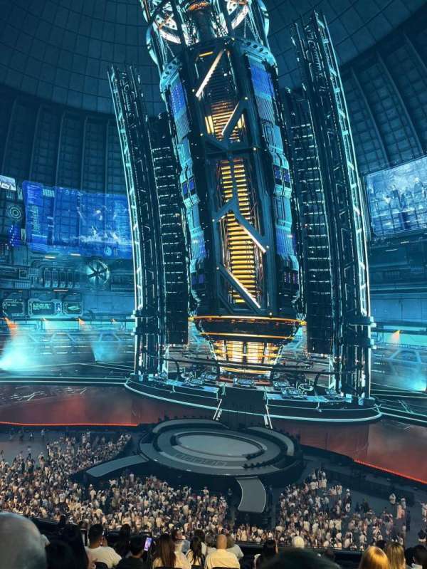 The Sphere, Vegas, section: 208, row: 20, seat: 4