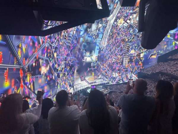 The Sphere, Vegas, section: 201, row: 21, seat: 9