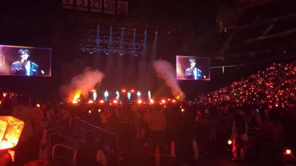 Prudential Center, section: 21, row: 1, seat: 1