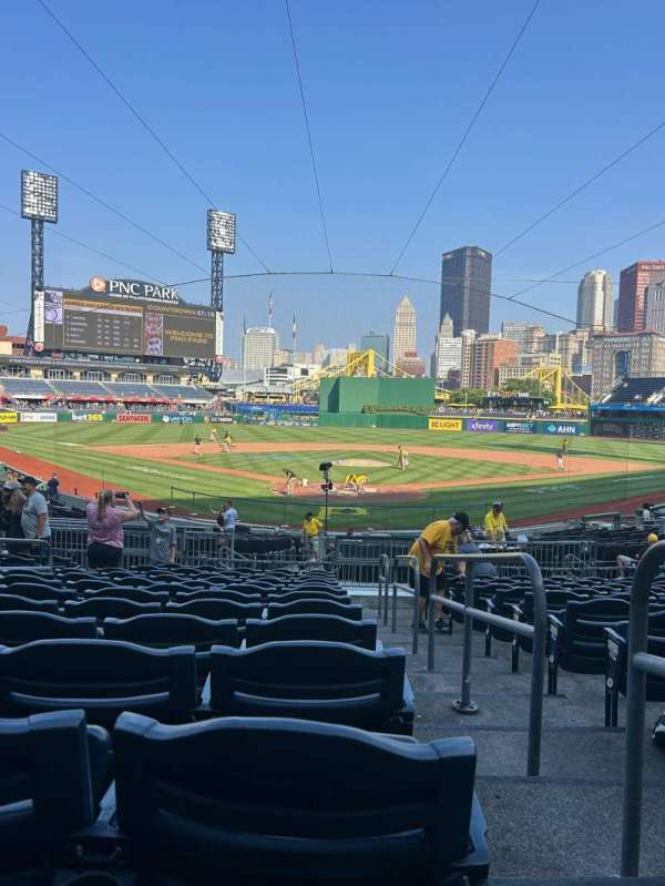 PNC Park, section: 116, row: N, seat: 1