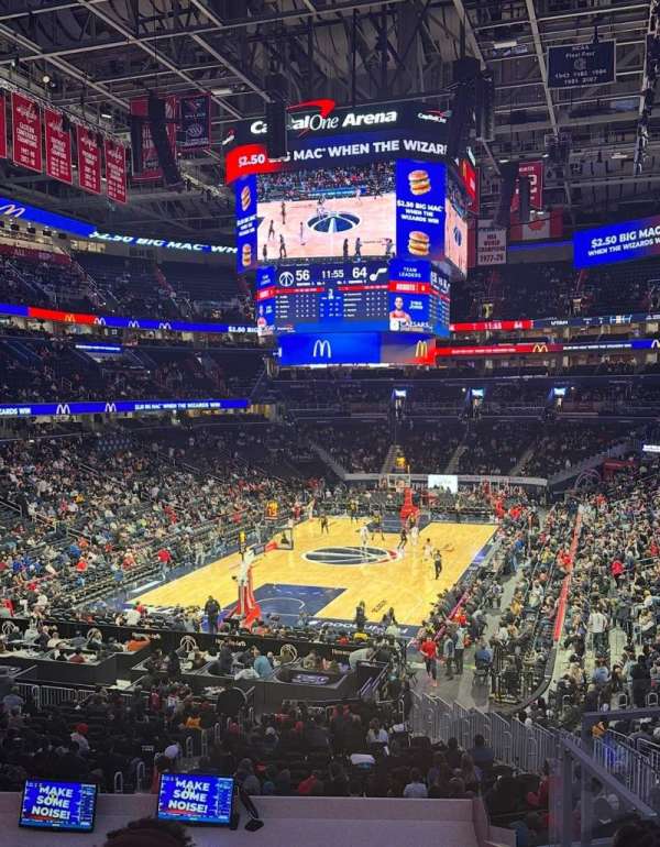 Capital One Arena, section: 118, row: Y, seat: 10
