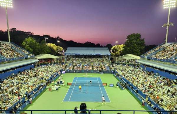 William H.G. Fitzgerald Tennis Stadium, section: 7A, row: H, seat: 4
