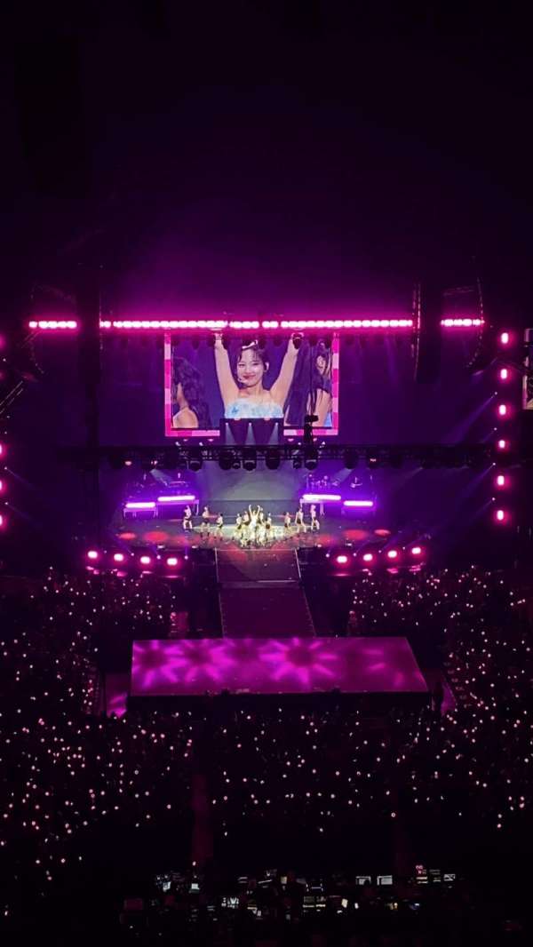 The O2, London, section: 411, row: Q, seat: 709