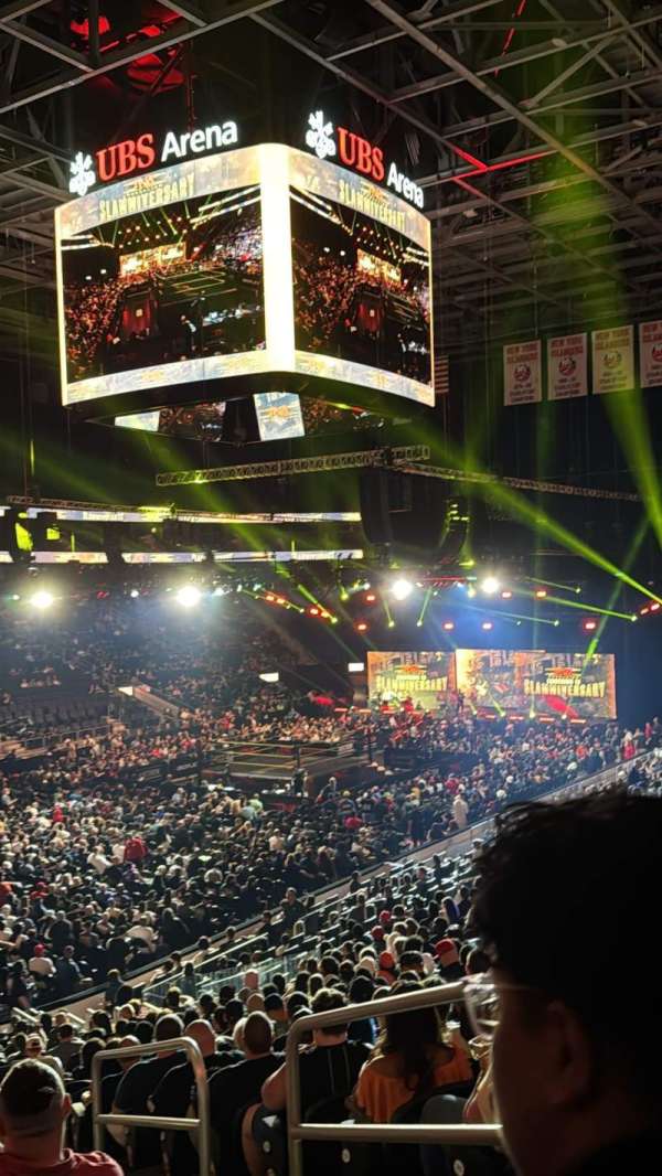 UBS Arena, section: 107, row: 24, seat: 2