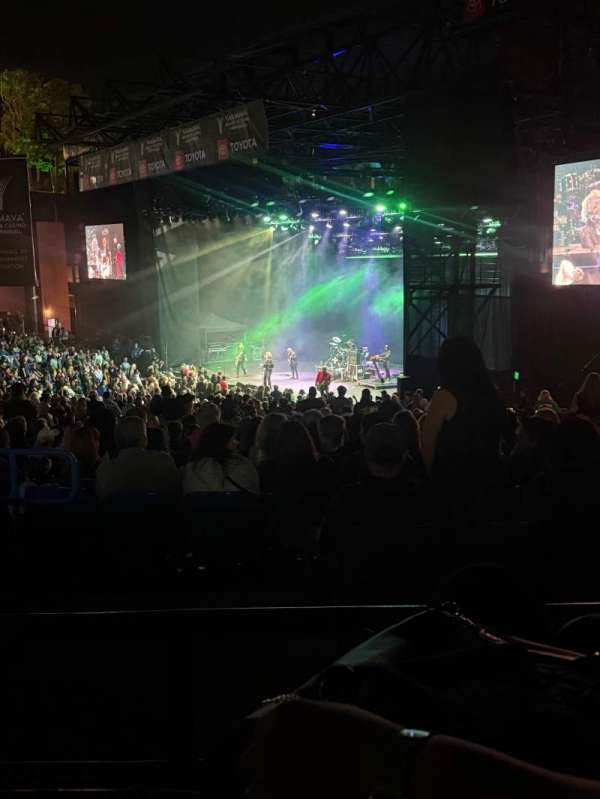 Pacific Amphitheatre, section: 8, row: b, seat: 20