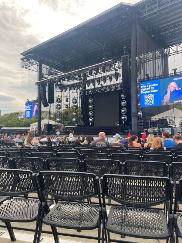 Red Hat Amphitheater, section: 1, row: W, seat: 14