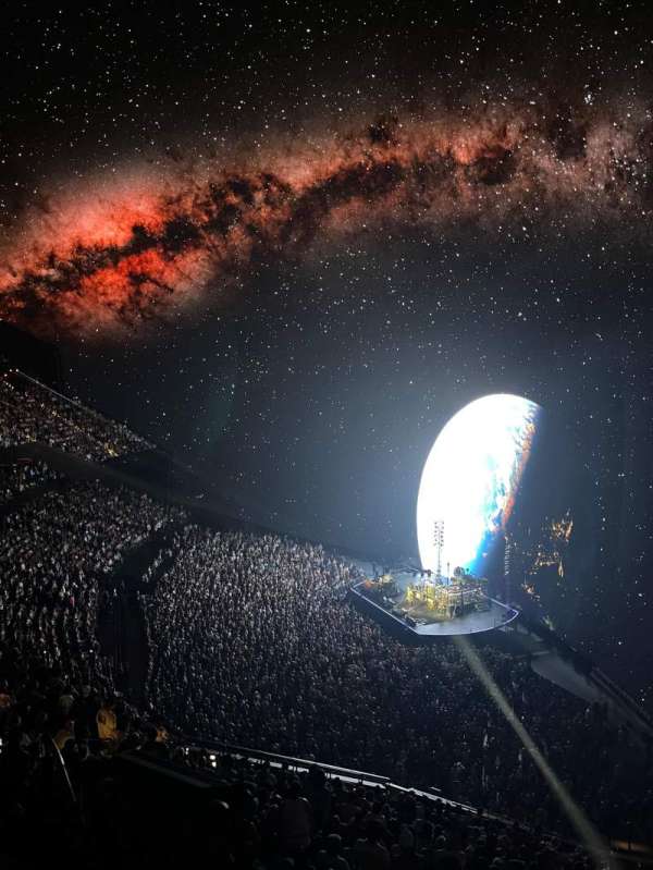 The Sphere, Vegas, section: 211, row: 1, seat: 2
